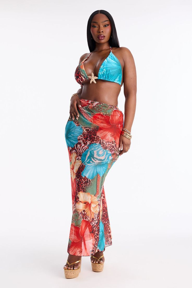 여성 플러스 사이즈 여름 보헤미안 플로럴 맥시 드레스  - Maxi Dress Halter 리뷰 및 가격