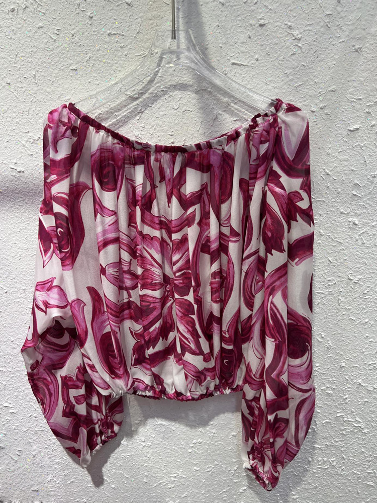 럭셔리 겸손한 패션 2025 여성 오프 숄더 실크 블라 - Blouse Off Shoulder 리뷰 및 가격