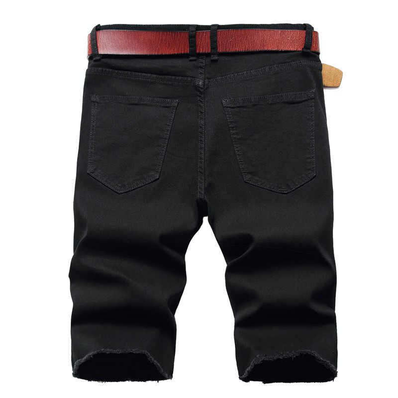 2026년 여름 남성용 레드 로즈 자수 청반바지, 패션 - Shorts Denim Frayed 리뷰 및 가격